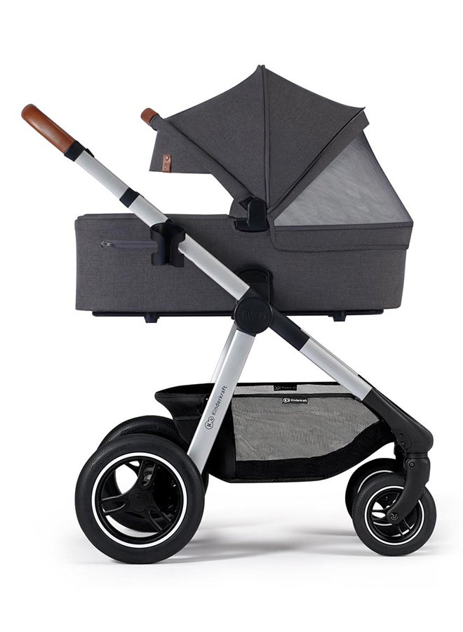 Everyday 2-in-1 Stroller - Dark Grey With Silver Frame