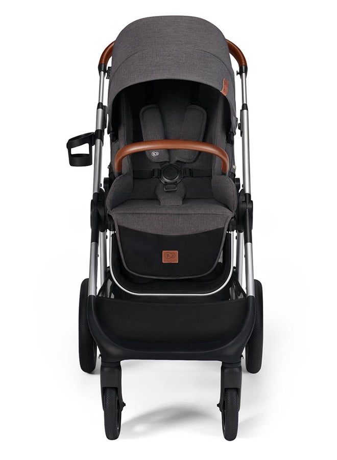 Everyday 2-in-1 Stroller - Dark Grey With Silver Frame