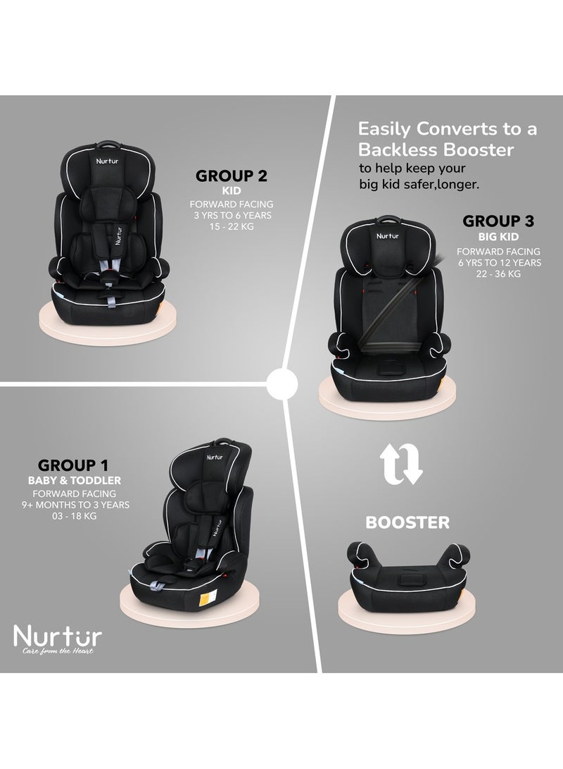 Nurtur Ragnar Convertible Car Seat, Multicolor