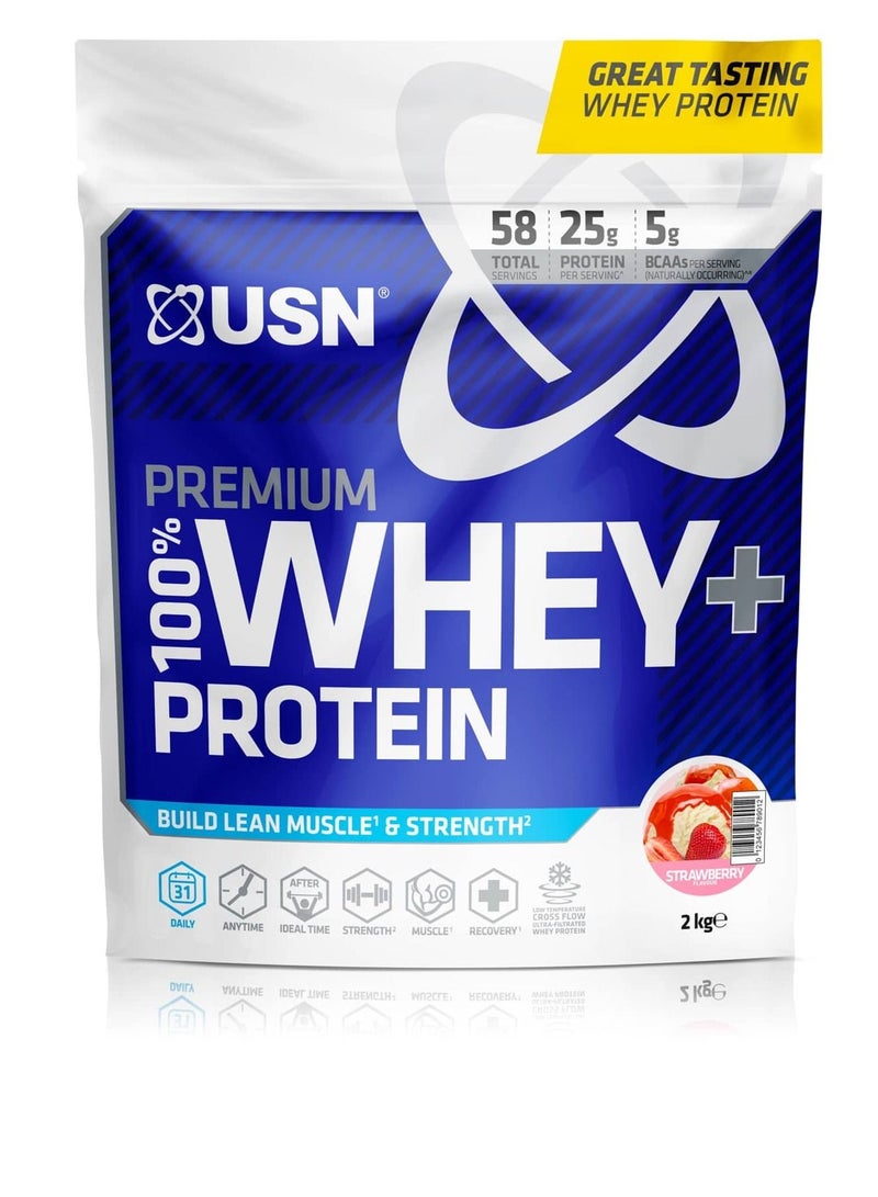 USN 100 Percent Premium Whey Bag Strawberry