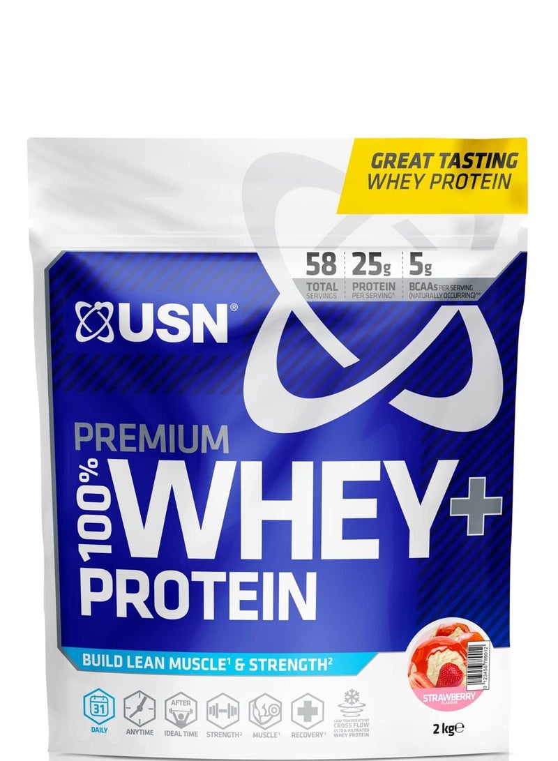 USN 100 Percent Premium Whey Bag Strawberry