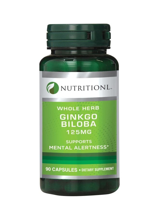 Gingko Biloba Dietary Supplement 125Mg - 90 Capsules