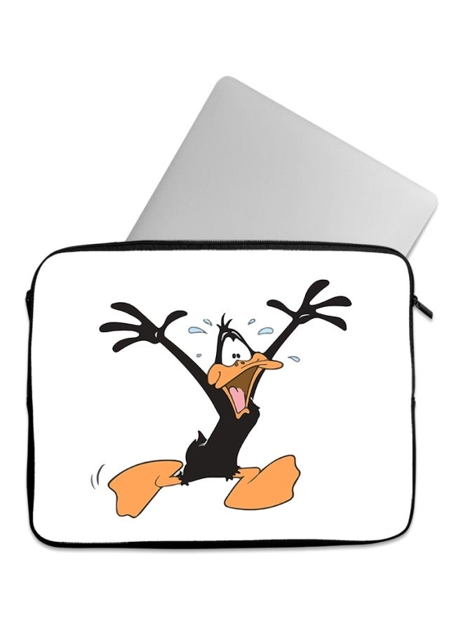 Daffy Duck Laptop Sleeve Printed With Zip