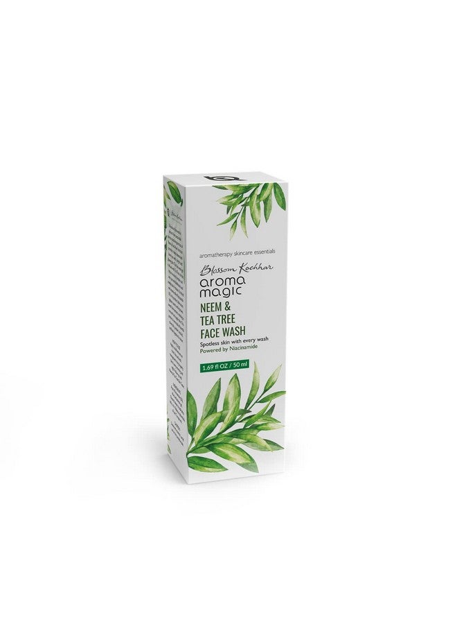 Neem & Tea Tree Face Wash 50 Ml & Face Pack 100 Gm Combo (Powered By Niacinamide)