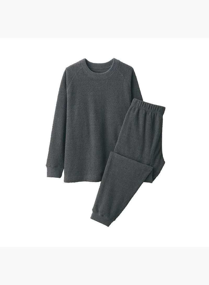 Smooth Knitted Fleece Long Sleeve Lounge Set