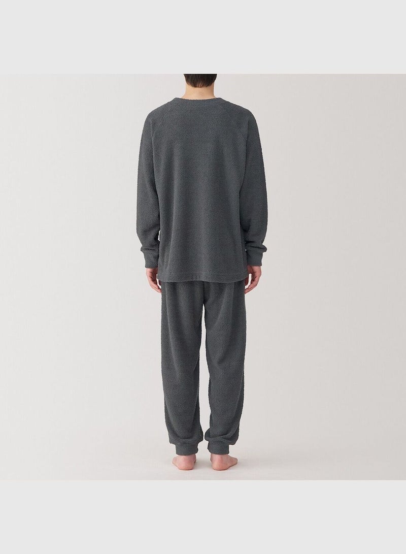 Smooth Knitted Fleece Long Sleeve Lounge Set