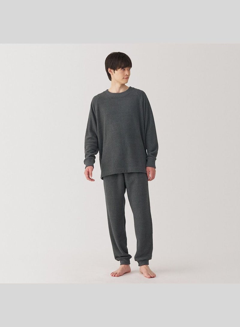 Smooth Knitted Fleece Long Sleeve Lounge Set