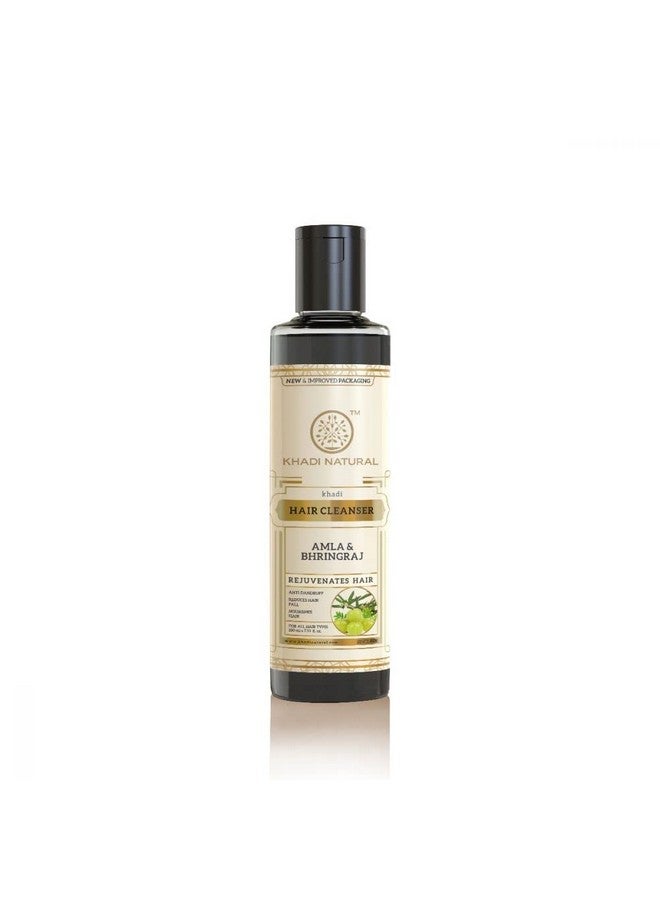 Amla & Bhringraj Hair Cleanser/Shampoo, 210 Ml With Greentea Aloevera Herbal Hair Conditioner, 210 Ml