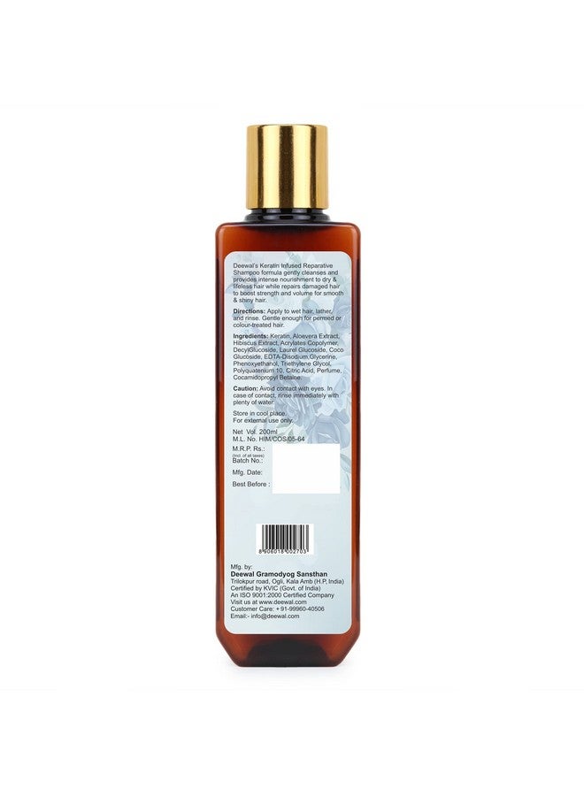 Infused Reparative Keratin Shampoo, 200 Ml