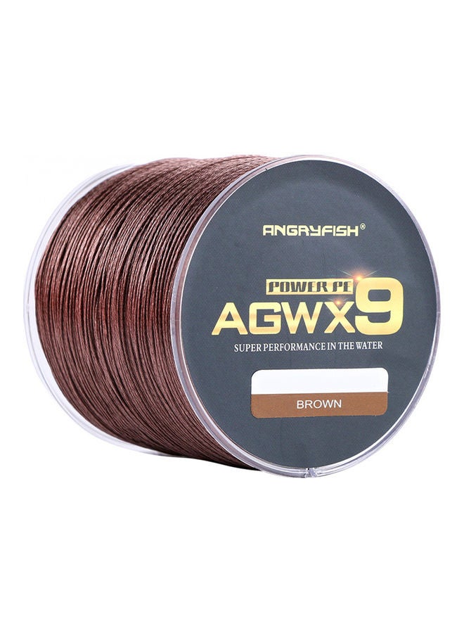 ANGRYFISH Diominate X9 PE Line 9 Strands Weaves Braided Fishing Line 15-100LB 500meter