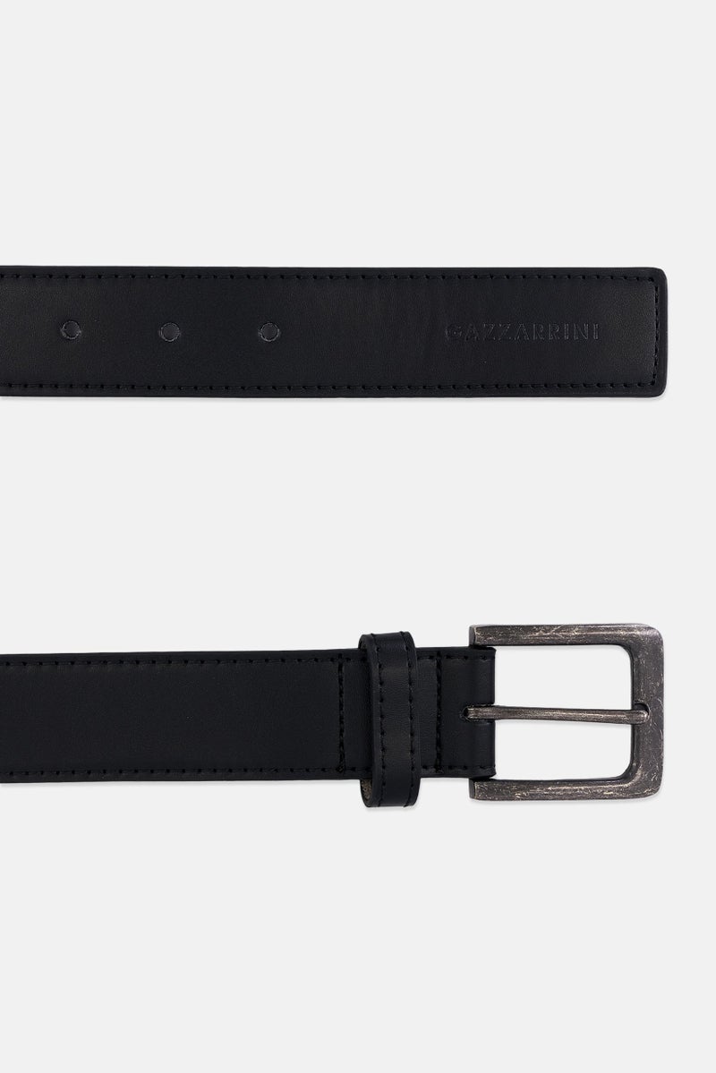 Men Leather Belt, Black