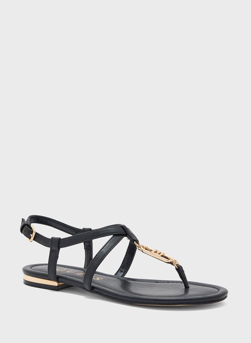 Meaa Strappy Flat Sandals