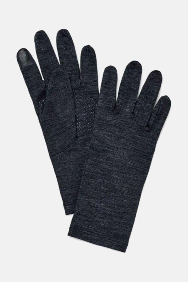 Men 1 Pair Heather Gloves, Grey