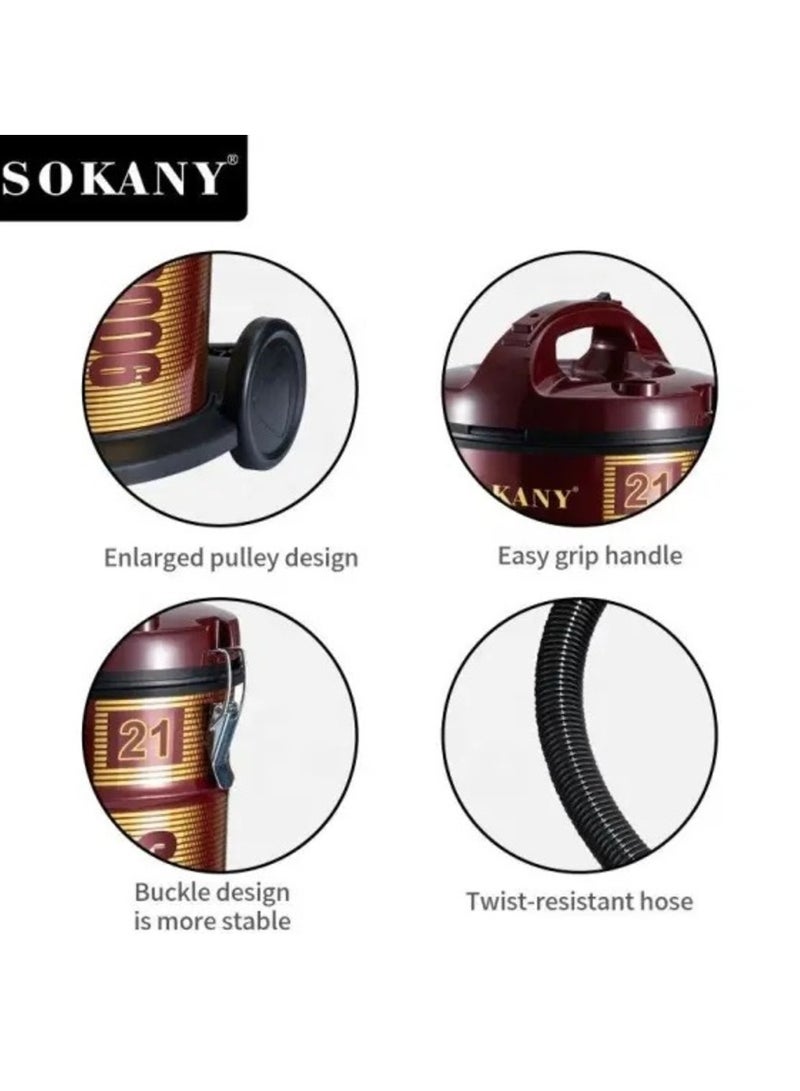 Sokany Vacuum Cleaner Super Suction 3600W 21L SK-13006