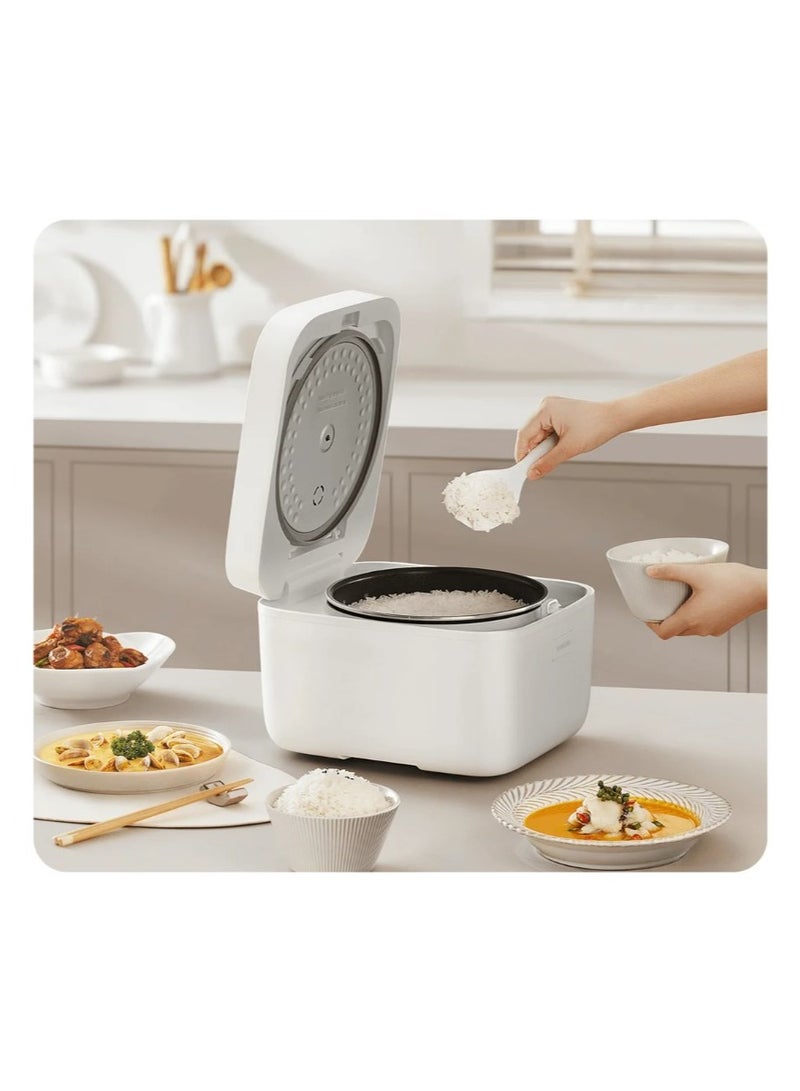 Multifunctional Rice Cooker 4L | 10-in-1 Functionality | High-Powered Heating | 6-layer Thick Non Stick Inner Pot | Top Touch 4 L 860 W BHR9044EU | MFB090-1 White