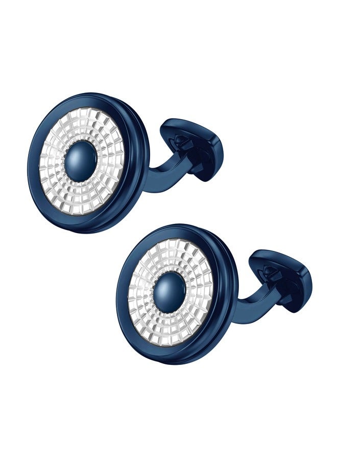 Ducati Dinamica Blue Cufflink For Men - DTAGC0000404