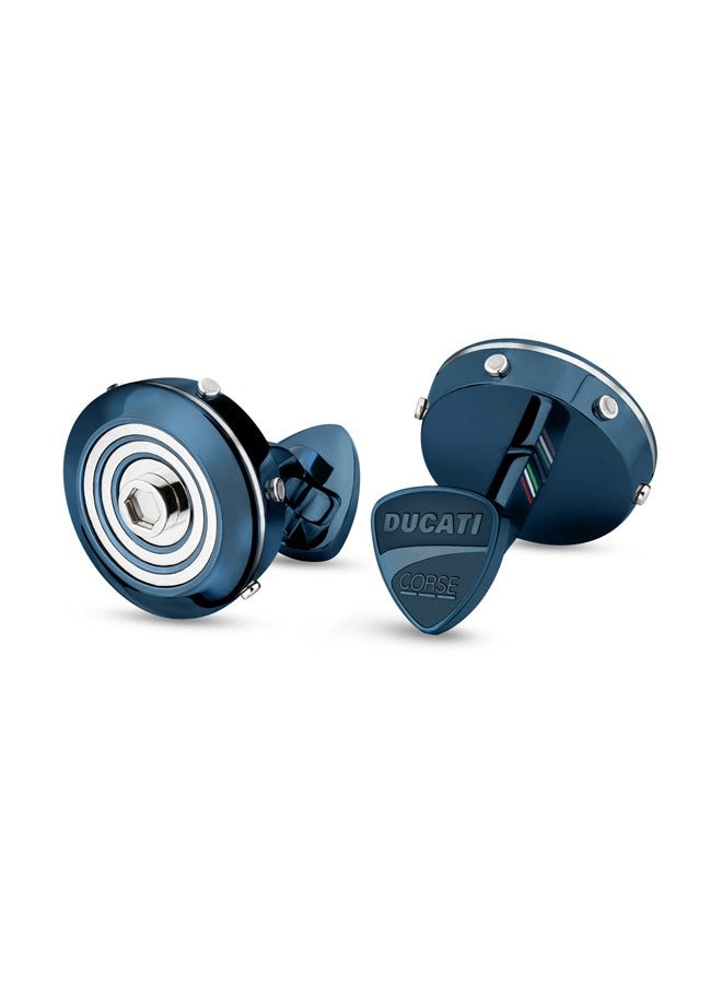 Speciale Silver and Blue Luxury Cufflinks For Men