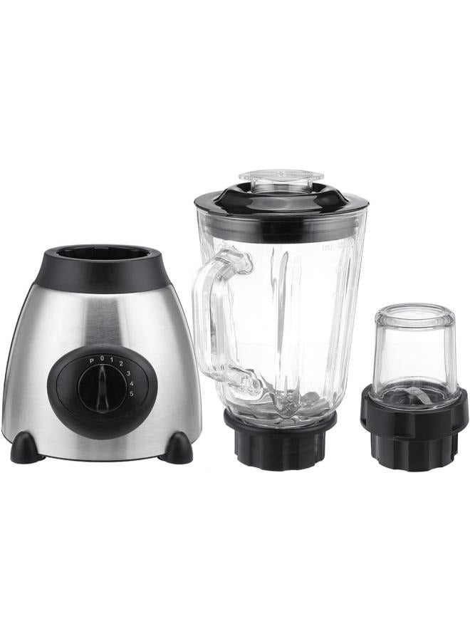 Commercial Electric Mixer Blender, Mixer Grinder, 1.5L Capacity, Perfect for Fresh Fruit Juices, Smoothies, Grinding, and Chopping,Heavy Duty Home Appliance for Commercial