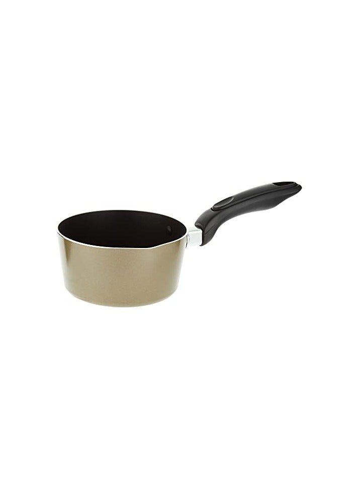 Non-Stick Milk Pan – 14cm/1 Litre Saucepan – Pouring Spout with Ergonomic Handle - Tea Pan Saucepan Milk Pot – Ideal as Coffee pot