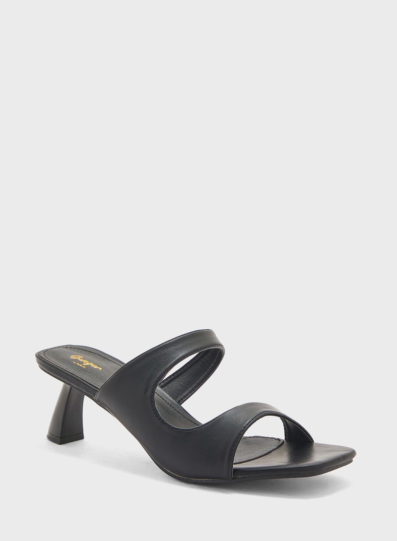 Double Strap Heel Sandal