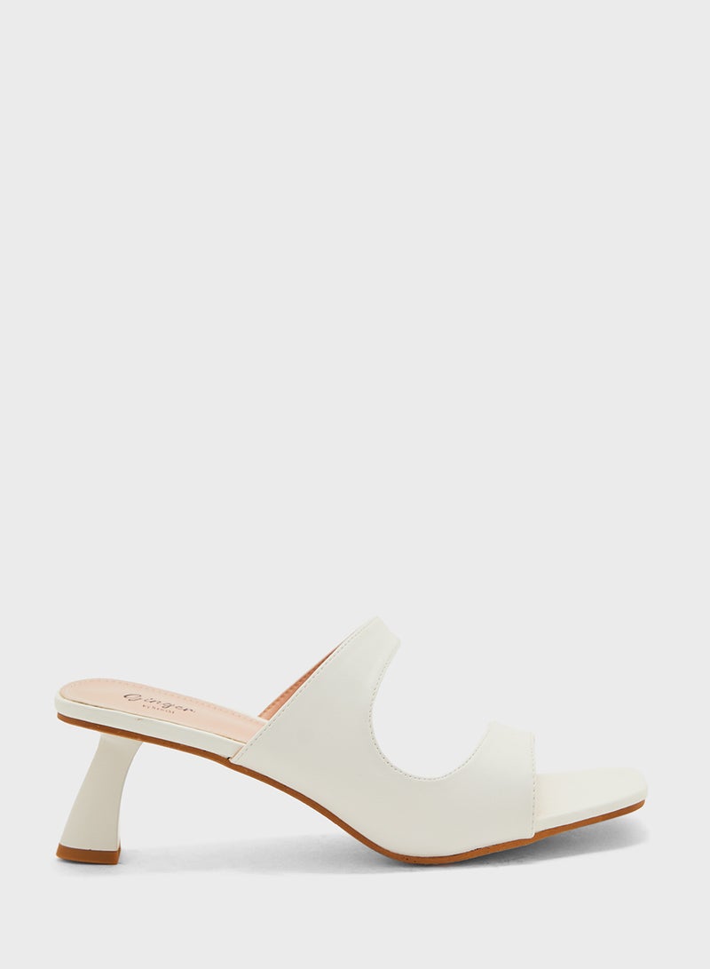 Double Strap Heel Sandal