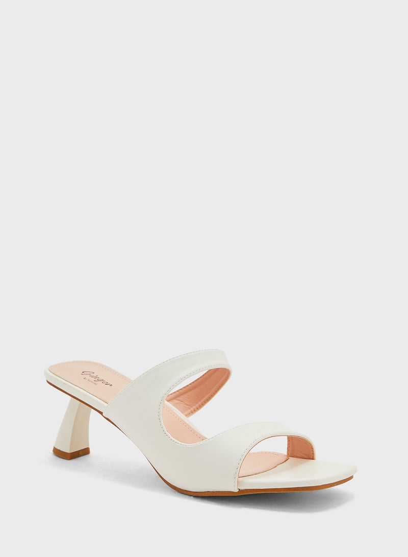 Double Strap Heel Sandal