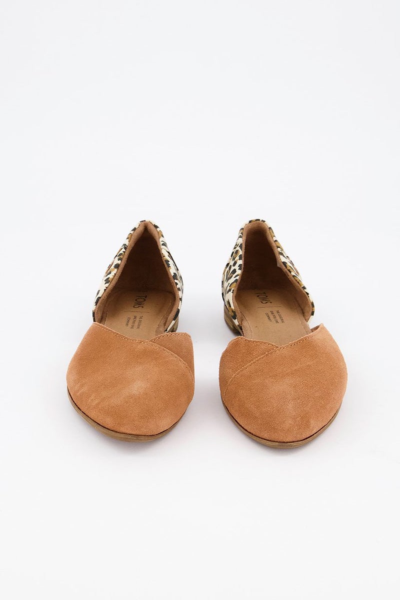 Women Slip On Casual Flats, Brown