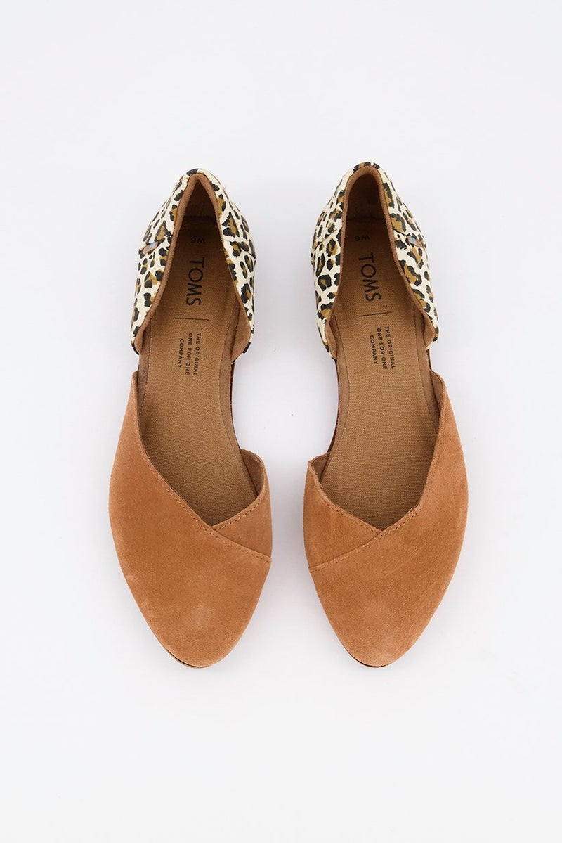 Women Slip On Casual Flats, Brown