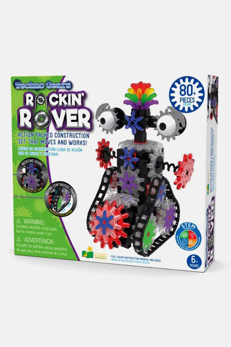 Techno Gears Action Rover 80 Piece Construction Set, Black Combo