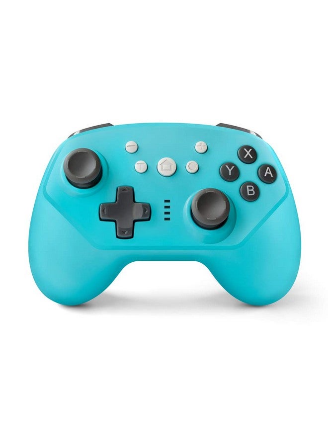 Wireless Controller For Nintendo Switch,Switch Lite And Android,Wired Pc And P3,Switch Pro Controller With Turbo,Gyro Axis And Dual Vibration (Blue)