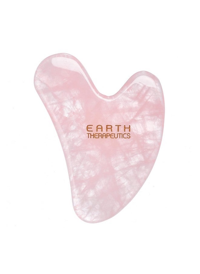 Rose Quartz Soothing Facial Tool Anti Aging Massage Tool Gua Sha Tool For Face Sculpt Your Face & Increase Circulation