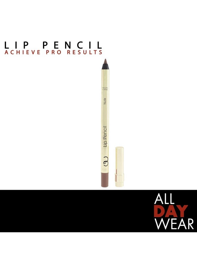 Lip Pencil (Nude) | Ultra Pigmented Matte Nude Lip Liner | Long Lasting | Hydrating Creamy Formula | Cruelty Free