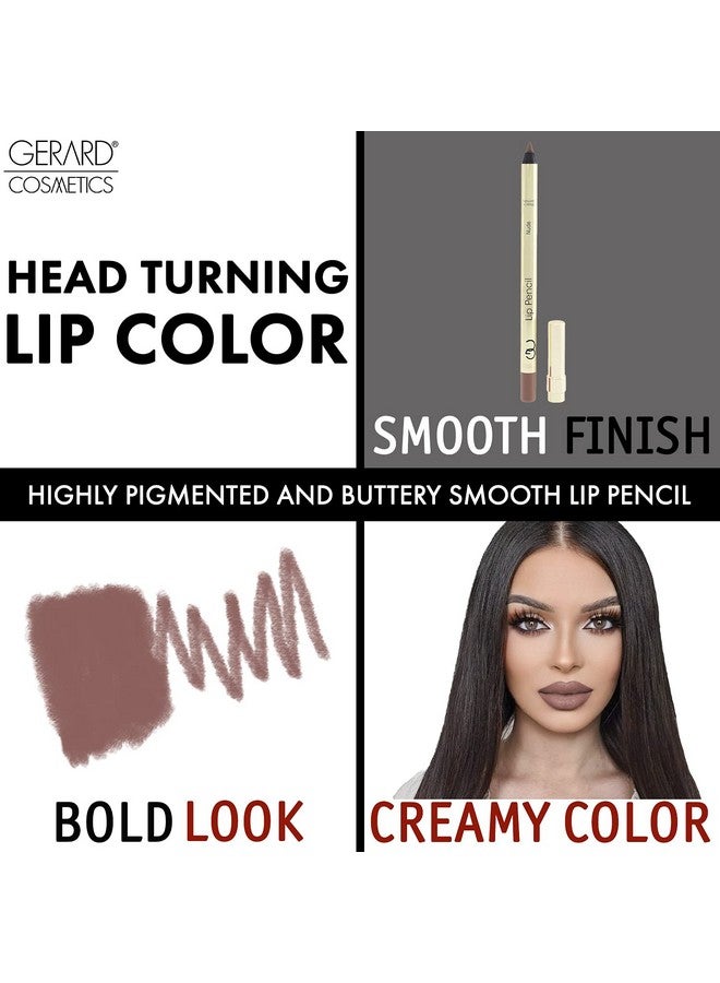 Lip Pencil (Nude) | Ultra Pigmented Matte Nude Lip Liner | Long Lasting | Hydrating Creamy Formula | Cruelty Free