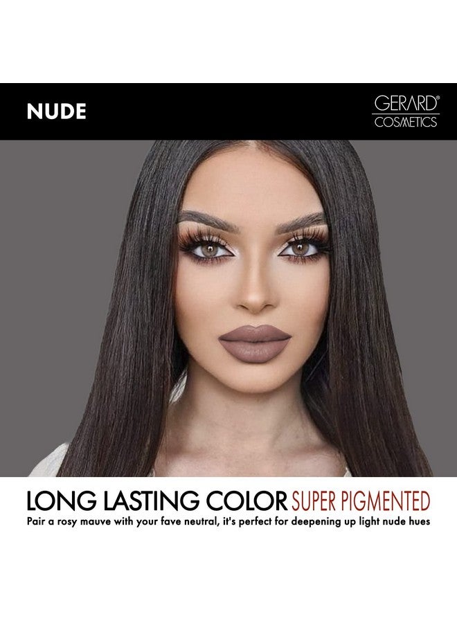 Lip Pencil (Nude) | Ultra Pigmented Matte Nude Lip Liner | Long Lasting | Hydrating Creamy Formula | Cruelty Free