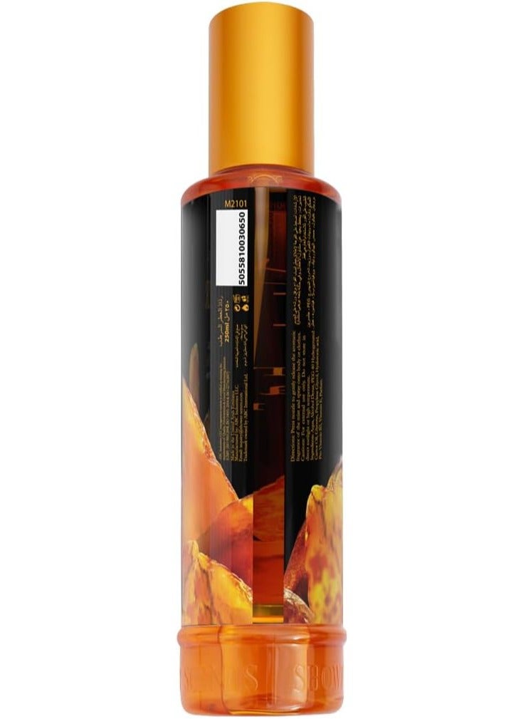 Shower Scents Luxury Amber moisturizing fine fragrance body mist  250ml