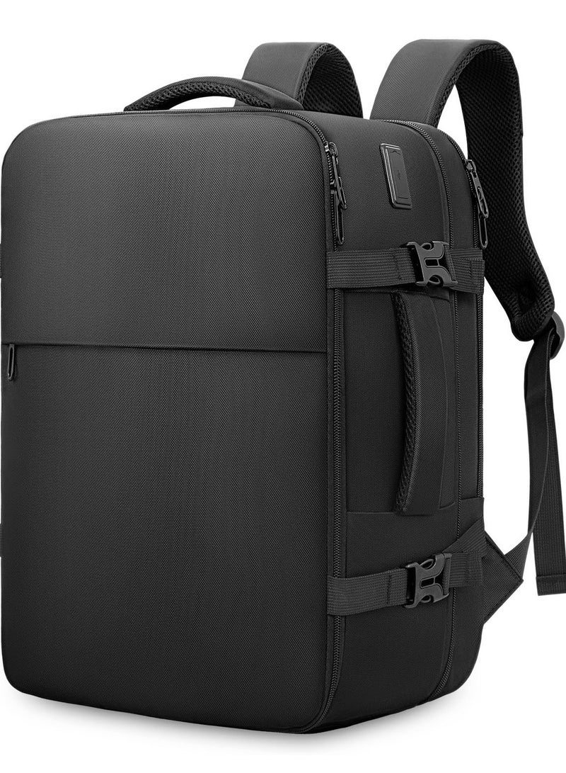 Hand Luggage Backpack Aeroplane 40L Large Travel Backpack Men Women Suitcase Backpack Waterproof Travel Bag for 17 Inch Laptop, Travel Backpack for Travel Business Trip Business Hiking Weekend