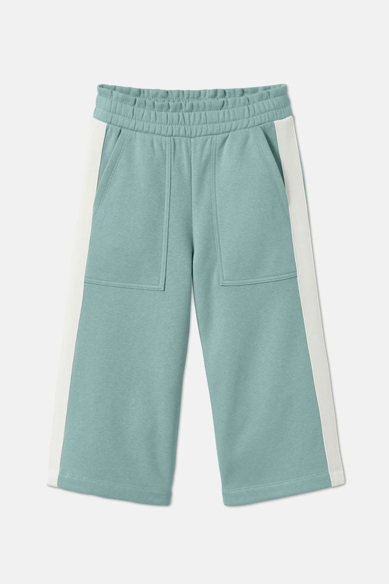 Kids Girl Pull On Sweat Pants, Mint Green