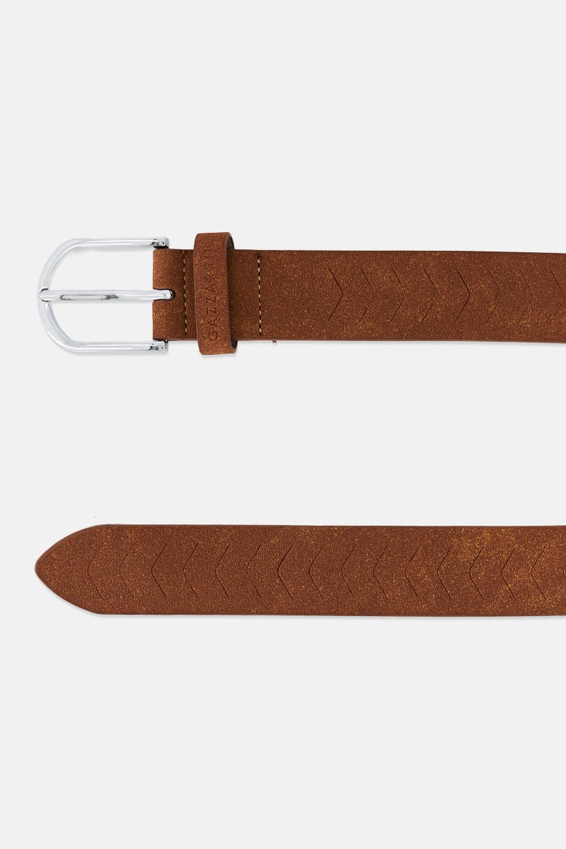 Men Leather Belt, Brown