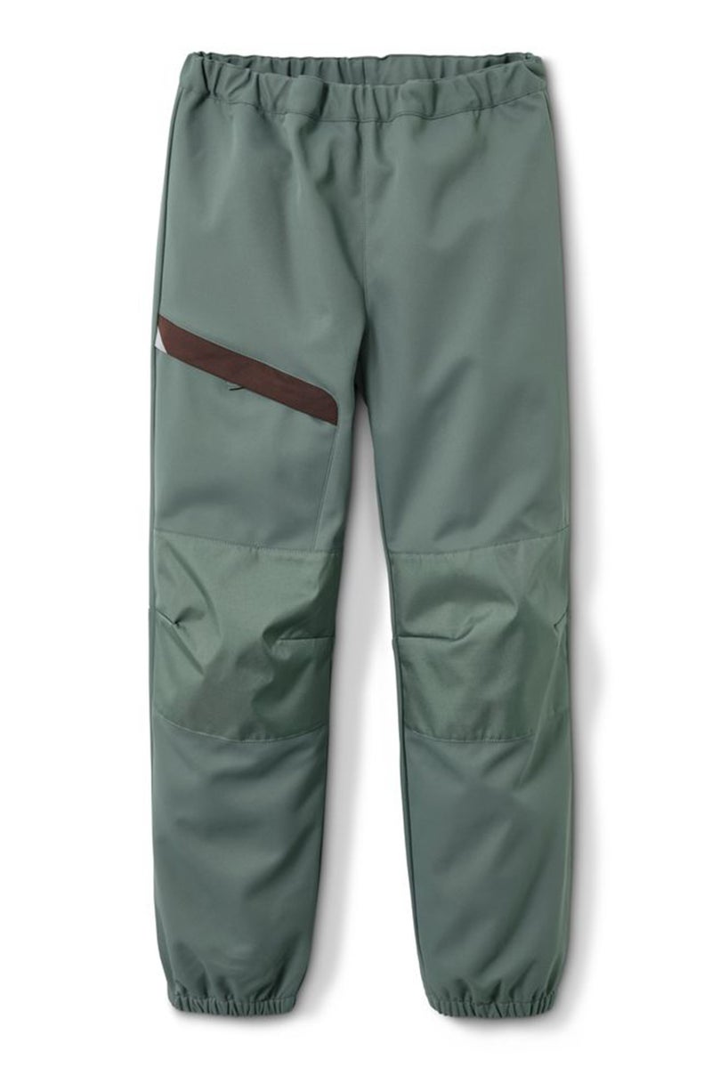 Kids Boy Soft Shell Hose Trouser, Sage Green