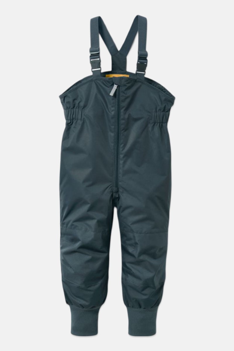 Kids Boy Solid Thermal Rain Pants, Slate Blue