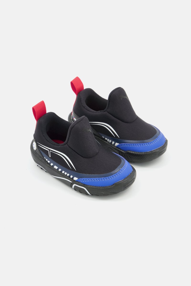 Toddlers Boy Bao Kart Slip On Shoes, Black Combo