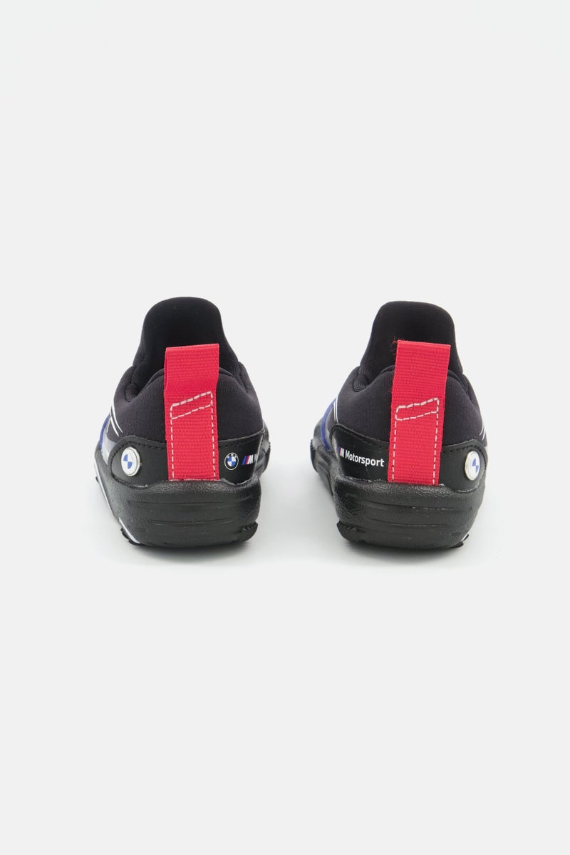 Toddlers Boy Bao Kart Slip On Shoes, Black Combo