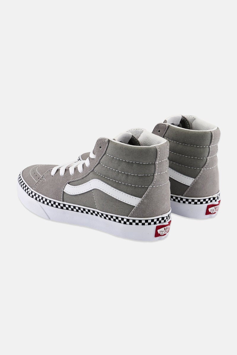 Kids Boy Sk8-Hi Lace Up Shoes, Grey/Combo