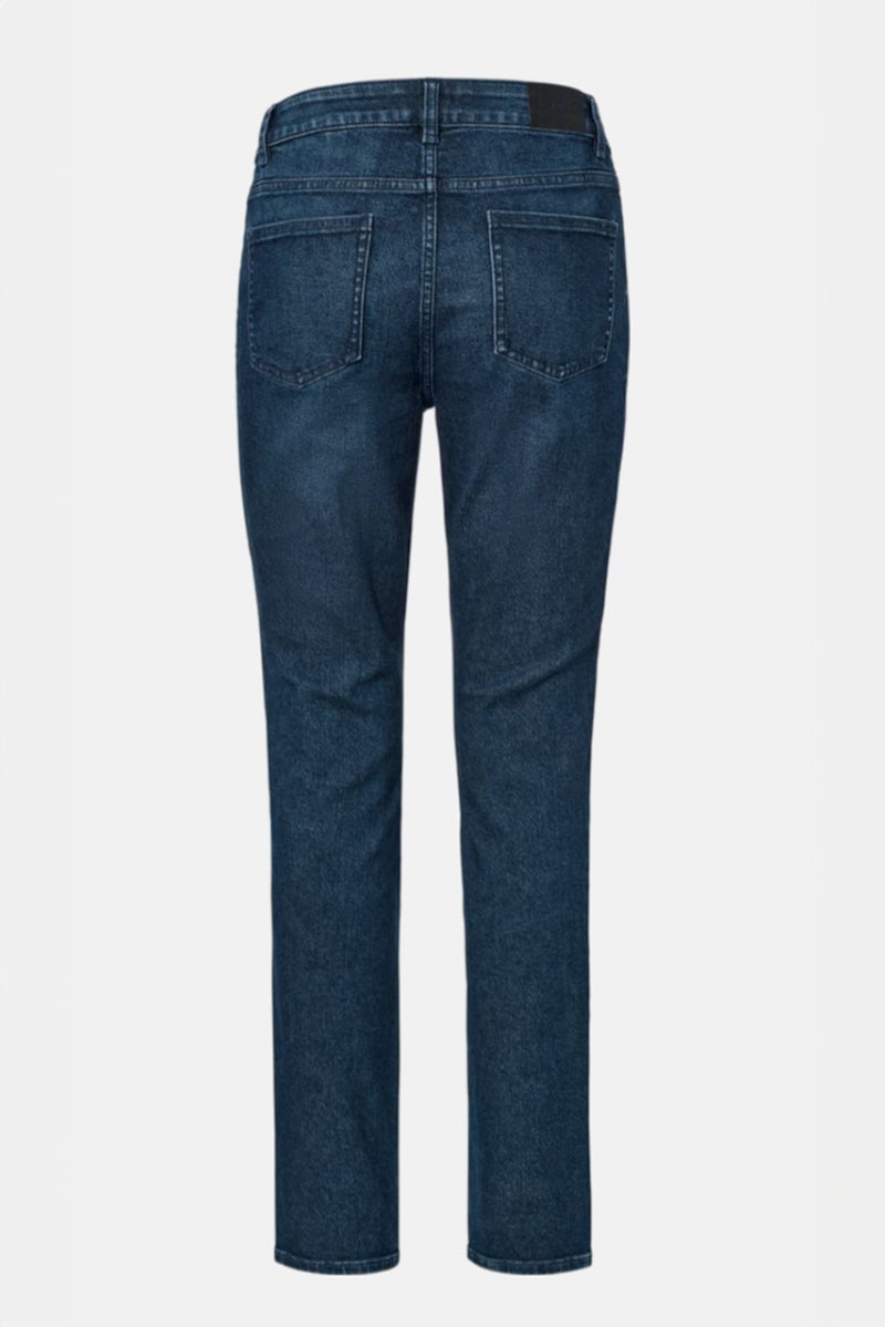Women Slim Fit Washed Denim Jeans, Blue