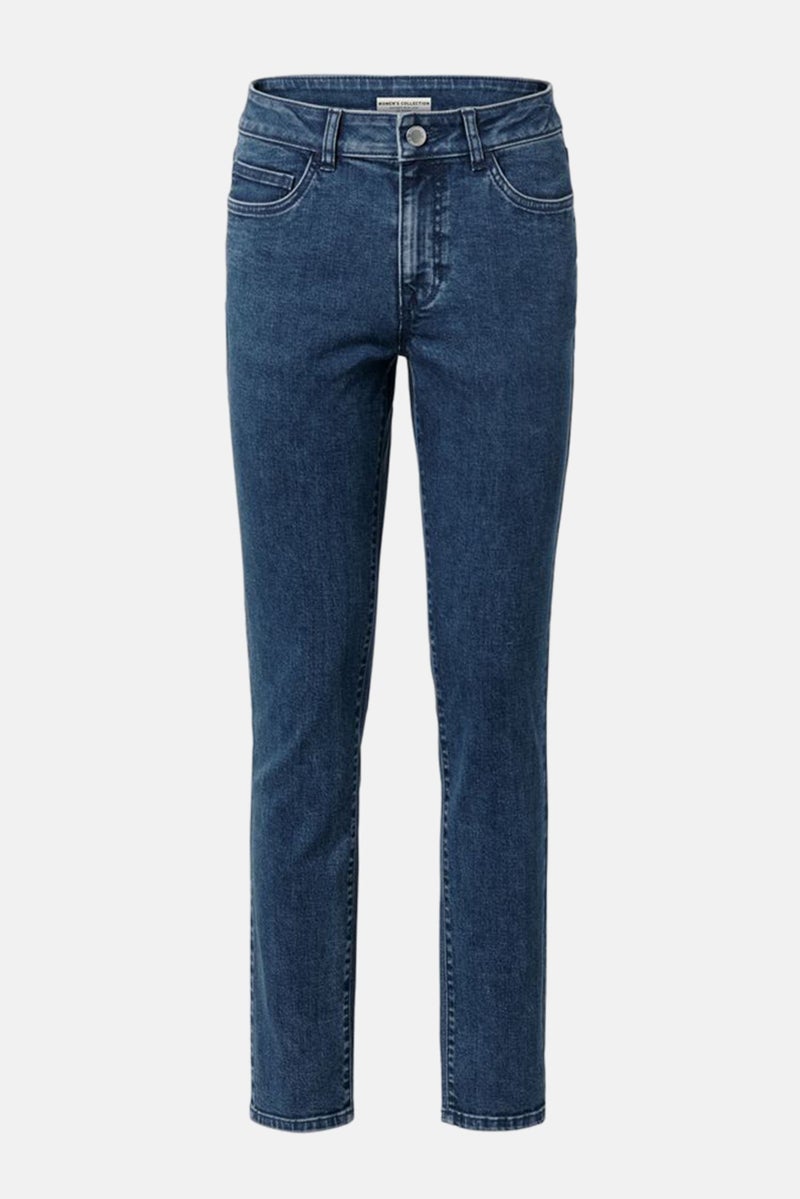 Women Regular Fit Washed Stretchable Denim, Blue