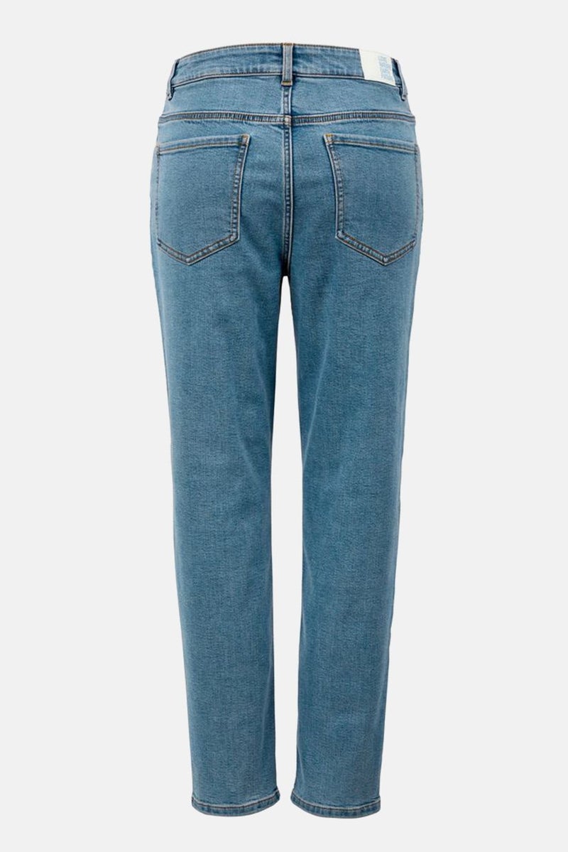 Women Modern Fit Washed Stretchable Denim Jeans, Light Blue
