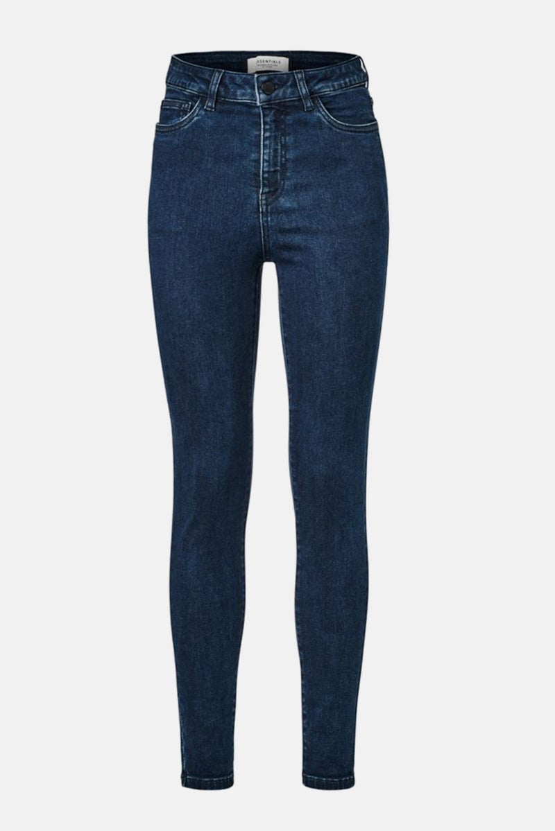 Women Skinny Fit Stretchable Ankle Length Jeans, Navy