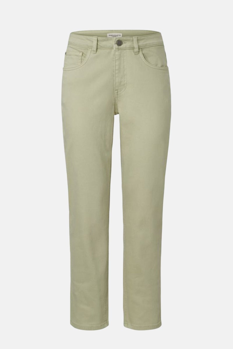 Women Regular Fit Plain Stretchable Denim, Mint Green