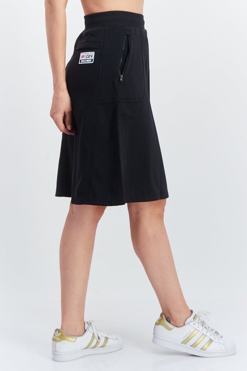 Women Sportswear Fit Outdoor Skirt, Black