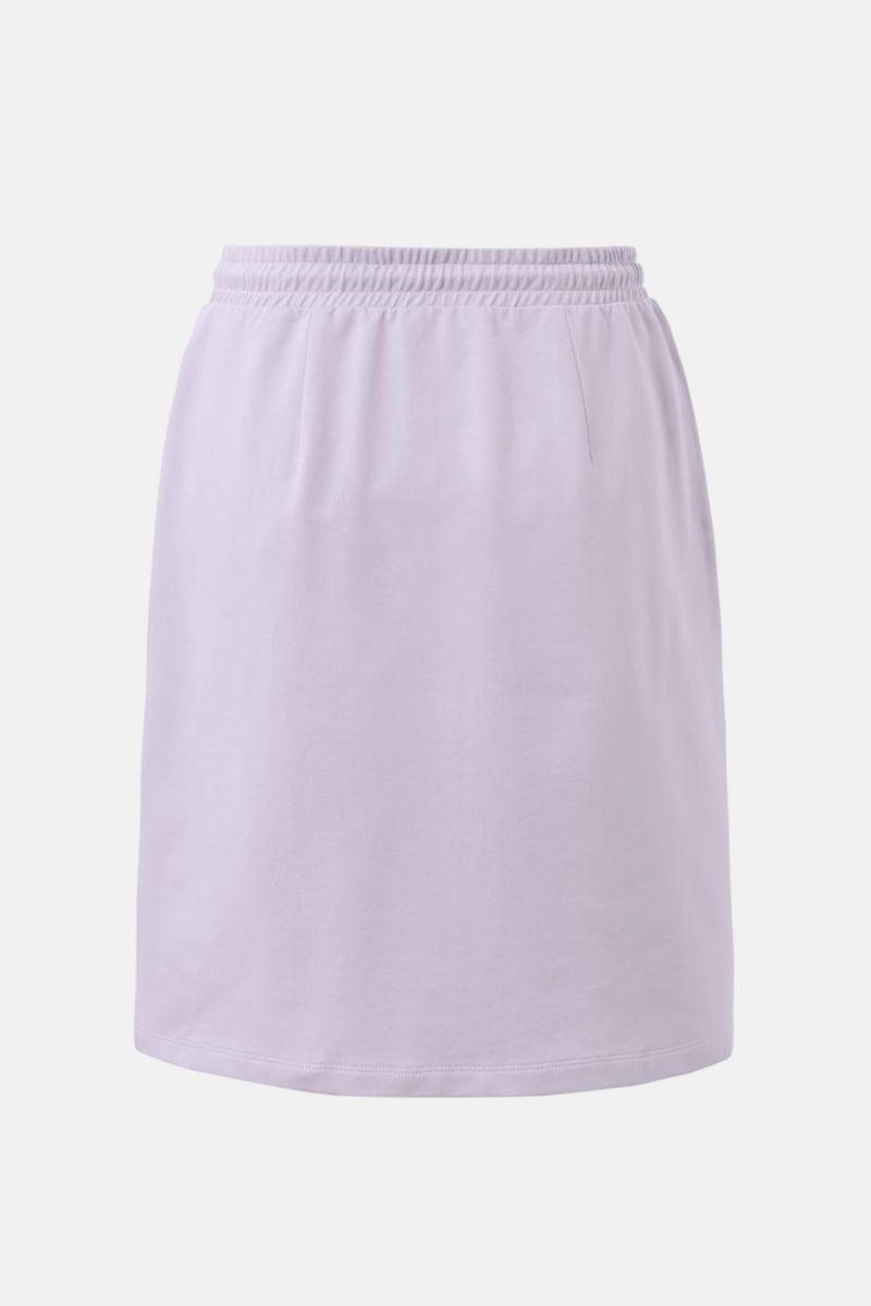 Women Plain Mini Skirts, Lavender